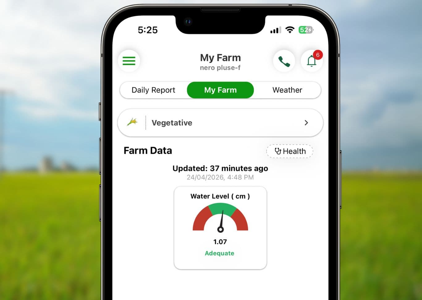 Get color-coded alerts