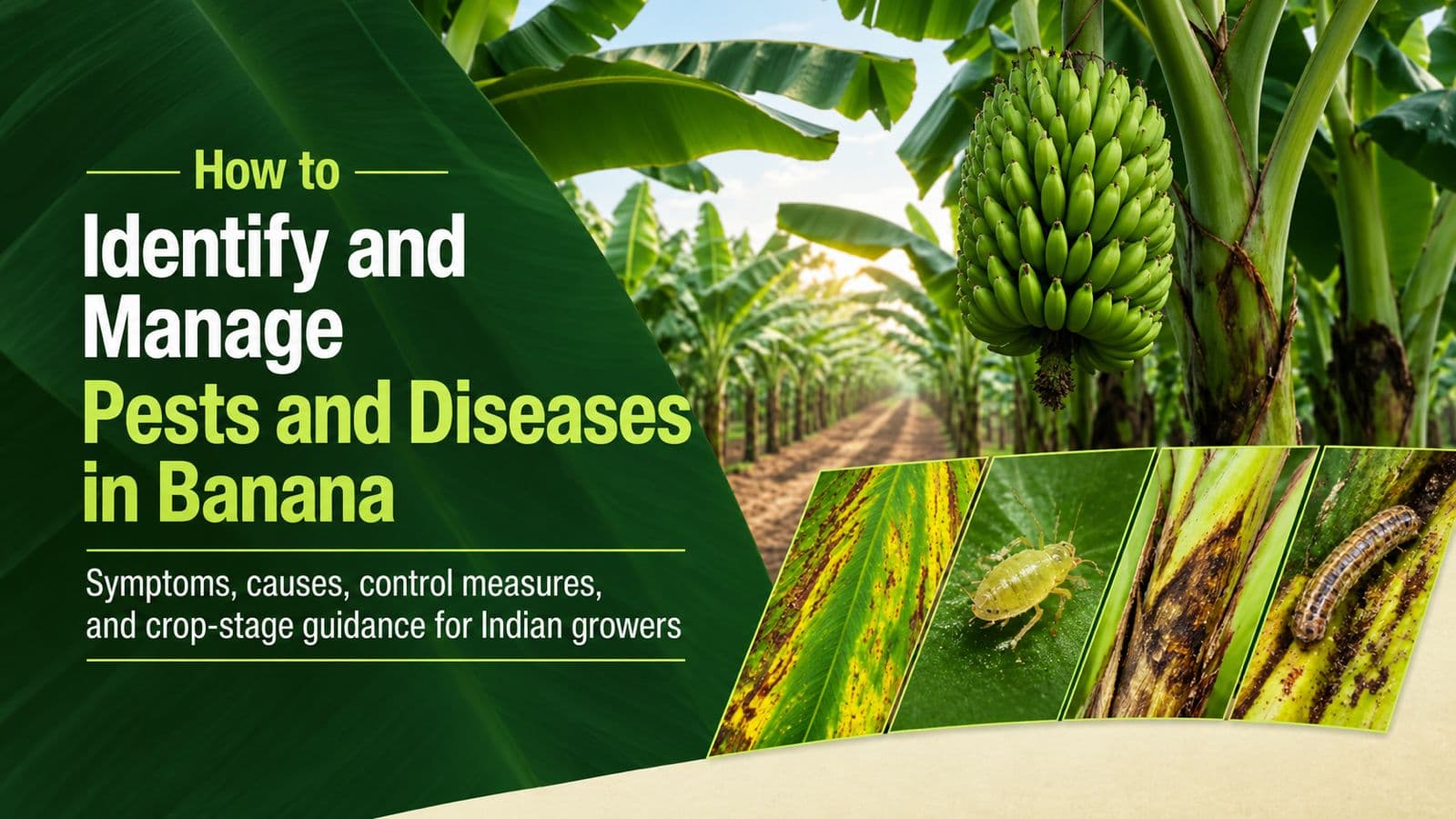 How to Identify and Manage Pests and Diseases in Banana