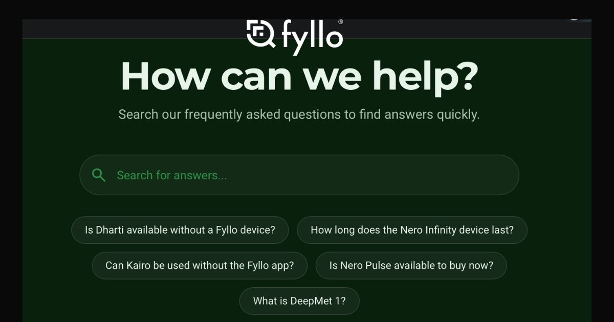 Frequently Asked Questions | Fyllo